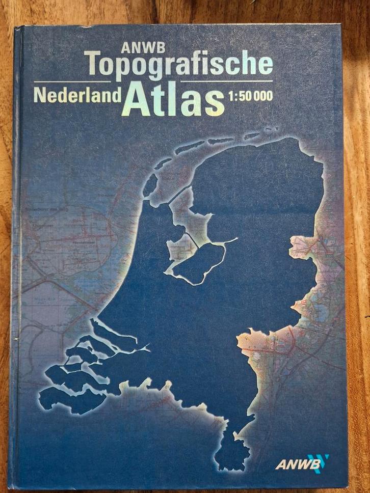 ANWB Topografische Nederland Atlas 1:50.000, Boeken, Atlassen en Landkaarten, Zo goed als nieuw, Bosatlas, Nederland, 2000 tot heden