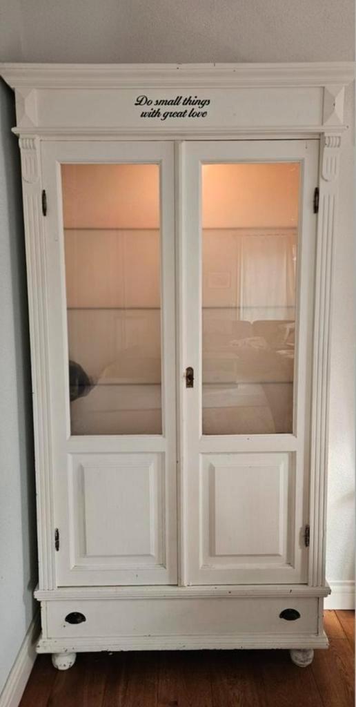 Antieke vitrinekast/buffetkast - ca. 1900 – oud Hollands., Huis en Inrichting, Kasten | Buffetkasten, Gebruikt, 150 tot 200 cm