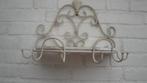 sierlijk rekje met plateau en haken  metaal, Ophalen of Verzenden
