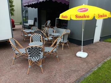 Nieuwe Mica decorations terrasstoelen-tafeltjes en hockers beschikbaar voor biedingen
