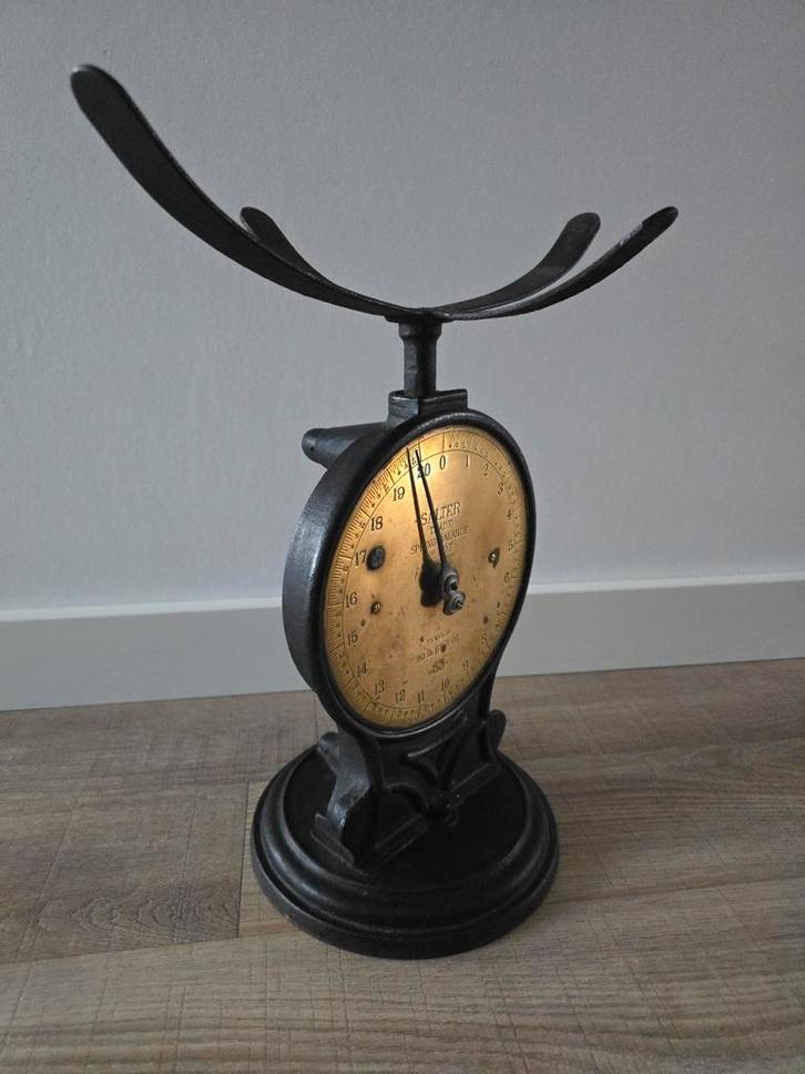Antieke 20S Salter Trade Spring Balance 50T €39, Antiek en Kunst, Antiek | Gereedschap en Instrumenten, Ophalen of Verzenden