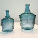 Mica Decorations Diego Weave Vazen Set blauw/aqua, Huis en Inrichting, Woonaccessoires | Vazen, Blauw, Nieuw, Ophalen of Verzenden