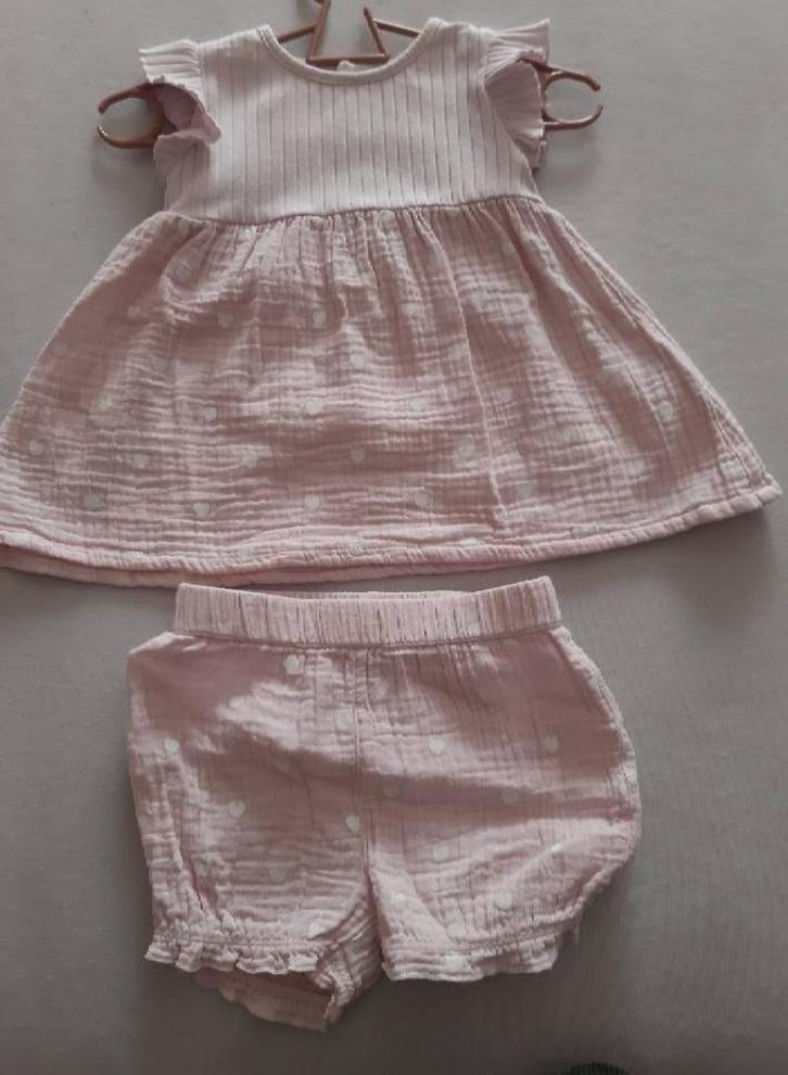 Jurkje + luier/pofbroekje van Topomini Mt 62-68, Kinderen en Baby's, Babykleding | Maat 62, Gebruikt, Meisje, Jurkje of Rokje