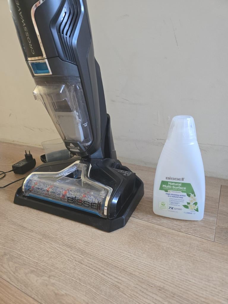 Bissell CrossWave C6 Draadloos - Zo Goed Als Nieuw!, Witgoed en Apparatuur, Stofzuigers, Zo goed als nieuw, Waterstofzuiger, Reservoir