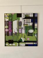 Abstract digitaal kunstwerk kleur groen, Ophalen
