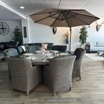 Ronde Wicker Tuinset 4 Seasons Outdoor (4SO) – ZGAN, Verzenden, ., Zo goed als nieuw, .