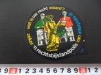 sticker INTERPOLIS verzekeringen wat is uw recht waard ?, Verzamelen, Ophalen, Zo goed als nieuw