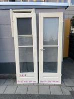 Houten paneeldeuren, Doe-het-zelf en Verbouw, Deuren en Horren, Ophalen, Gebruikt, 80 tot 100 cm, Binnendeur