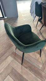 Eetkamerstoelen velvet 6 stuks, Huis en Inrichting, Stoelen, Ophalen, Zo goed als nieuw, Overige kleuren, Vijf, Zes of meer stoelen