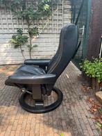 Stressless stoel ( incl voetenbankje), Ophalen of Verzenden, Gebruikt, Zwart