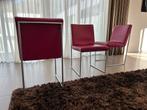 Harvink Eetkamer stoelen, Huis en Inrichting, Stoelen, Gebruikt, Overige kleuren, Ophalen of Verzenden, Metaal
