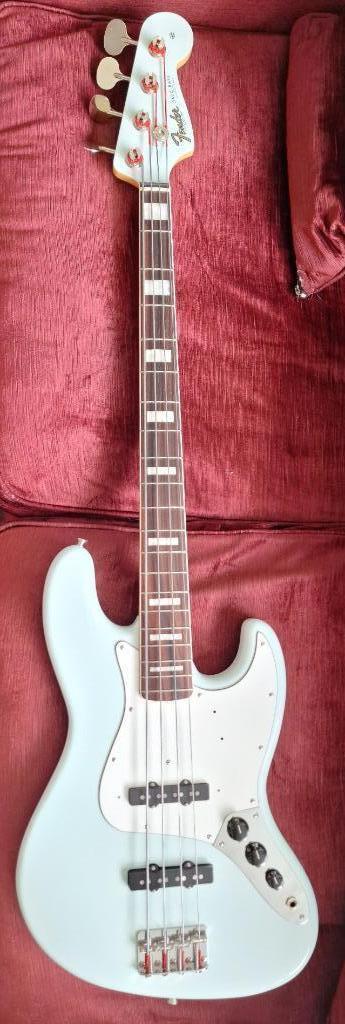 Fender Heritage Late 60s Jazz Bass, Sonic Blue, MIJ  beschikbaar voor biedingen