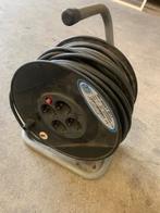 Haspel 50m 3x1.5mm2, Ophalen, Gebruikt, Kabel of Snoer