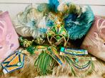 Braziliaanse samba carnaval kostuum, Carnaval, Maat 42/44 (L), Ophalen of Verzenden, Kleding