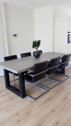 Eettafel Goossens 240cm, Ophalen, Gebruikt, 100 tot 150 cm, 200 cm of meer