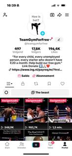 TikTok Account Tekoop, Overige uren, WO, Vanaf 10 jaar, Overige vormen