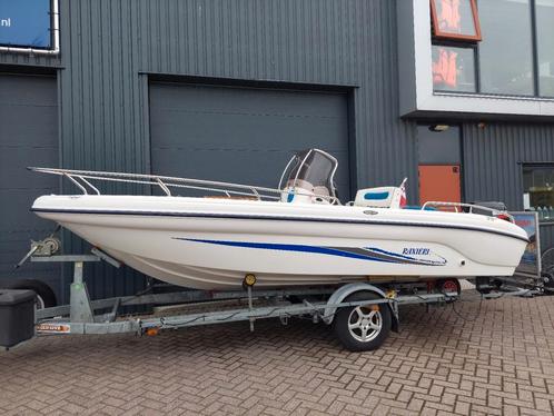 NIEUWSTAAT! Ranieri Soverato + Suzuki 50PK *Powertrim*, Watersport en Boten, Vis- en Consoleboten, Zo goed als nieuw, 3 tot 6 meter