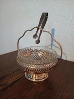 Vintage suikerschaaltje Jam schaaltje verzilverd hoogte 15 c, Ophalen of Verzenden, Overige materialen, Overige stijlen, Schaal of Schalen