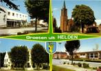 Groeten uit Helden - 4 afb + wapen - gelopen, Verzamelen, Ansichtkaarten | Nederland, Ophalen of Verzenden, 1960 tot 1980, Gelopen