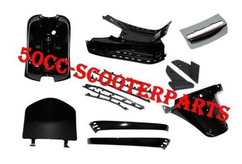 Kappenset Binnenwerk Vespa Lx Zwart 98/A 100972, Motoren, Tuning en Styling, Ophalen of Verzenden