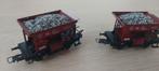 2 DB Roco grindwagens van de Deutsche Bahn, Gelijkstroom, Wagon, Ophalen of Verzenden, Zo goed als nieuw