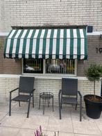 Markies groen/wit, Tuin en Terras, Zonneschermen, Ophalen, Gebruikt, Minder dan 250 cm, Markies