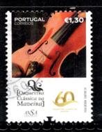 Portugal. gestempelde zegel. jaar 2024: muziek viool, Postzegels en Munten, Ophalen of Verzenden, Portugal, Gestempeld