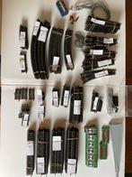 Fleischmann diverse rails recht en bochten, Gebruikt, Gelijkstroom, Fleischmann, Rails