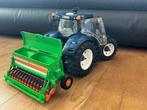 Bruder tractor, zaaimachine, kraan, Kinderen en Baby's, Speelgoed | Speelgoedvoertuigen, Ophalen, Zo goed als nieuw