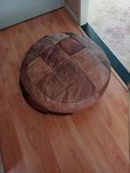 Leren poef, Ophalen, Gebruikt, Leer, 50 tot 75 cm