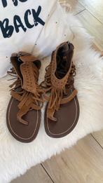 🤎Minnetonka lederen franje sandalen nieuw mt38🤎, Bruin, Nieuw, Minnetonka, Sandalen of Muiltjes
