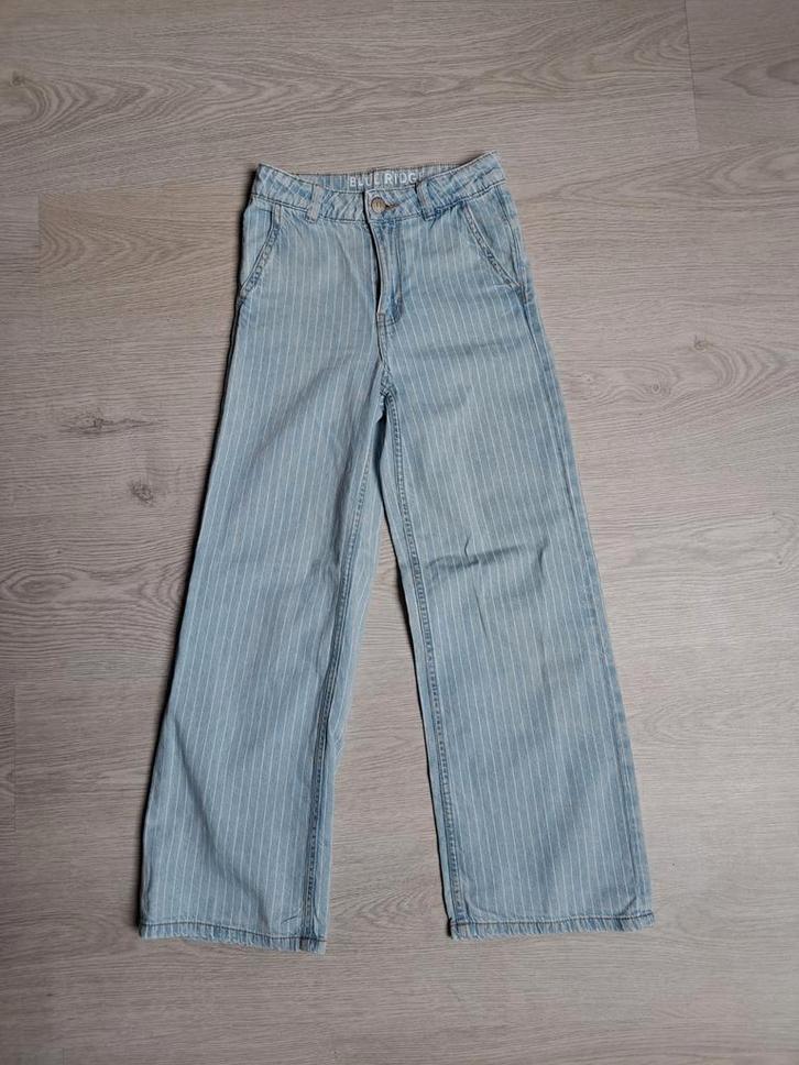 Gestreepte spijkerbroek (Blue Ridge), Kinderen en Baby's, Kinderkleding | Maat 140, Gebruikt, Meisje, Broek, Ophalen of Verzenden