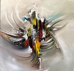 Gena G.- Abstract “Storm”- Handgeschilderd- Uniek, Ophalen of Verzenden