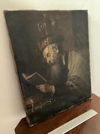Antiek portret Rabbijn, Antiek en Kunst, Kunst | Schilderijen | Klassiek, Ophalen of Verzenden