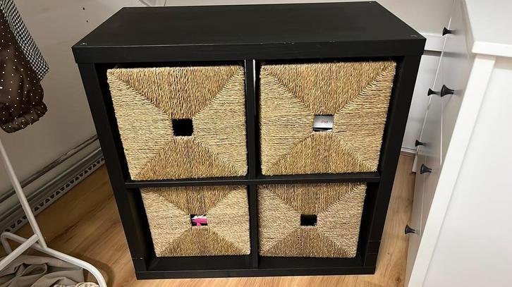 IKEA kallax kast (2x2 vakken), Huis en Inrichting, Kasten | Ladekasten, Zo goed als nieuw, Minder dan 100 cm, 50 tot 100 cm, 25 tot 50 cm
