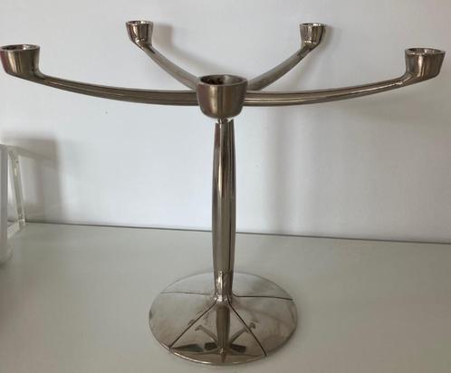Design kandelaar Lucy - MARCEL WANDERS - aluminium/RVS, Huis en Inrichting, Woonaccessoires | Kandelaars en Kaarsen, Zo goed als nieuw