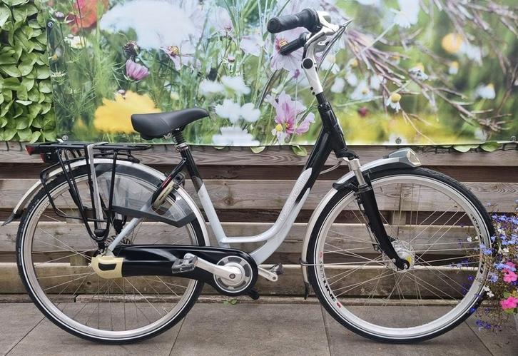 gazelle orange comfort N8 49 cm, Fietsen en Brommers, Fietsen | Meisjes, Gebruikt, 26 inch of meer, Versnellingen, Ophalen of Verzenden