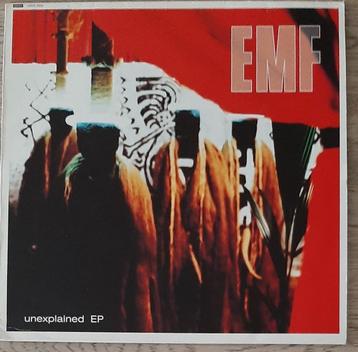 EMF ‎– Unexplained EP 12" (+kaart met handtekeningen) beschikbaar voor biedingen