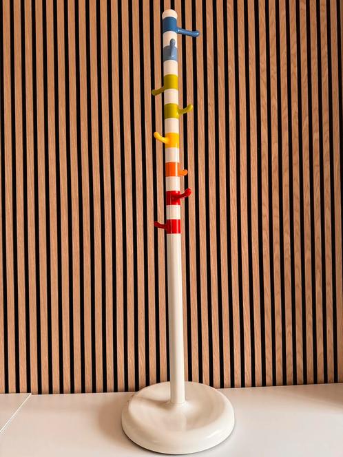 Vintage IKEA KROKIG kapstok – kleurrijk Memphis design, Huis en Inrichting, Woonaccessoires | Kapstokken, Zo goed als nieuw, Staande kapstok