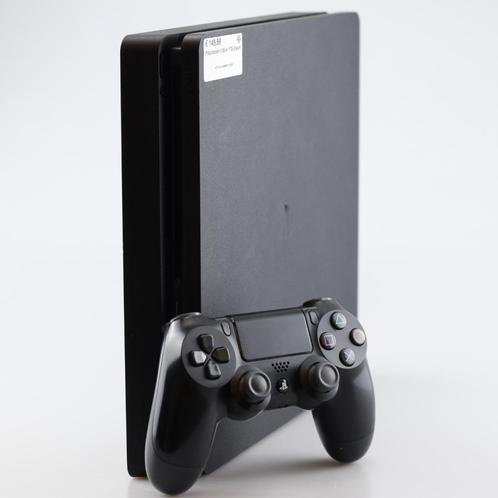 Playstation 4 Slim 1TB Zwart, Spelcomputers en Games, Spelcomputers | Sony PlayStation 4, Zo goed als nieuw