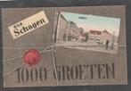 schagen  markt  aparte kaart, Verzamelen, Ansichtkaarten | Nederland, Verzenden, Voor 1920, Gelopen, Noord-Holland