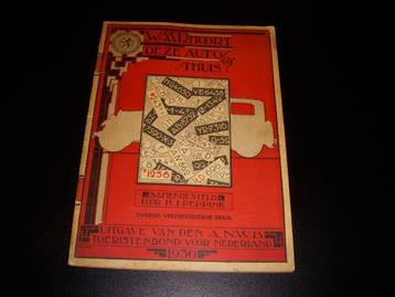 Leuk boekje ANWB Waar hoort deze auto thuis ? uit 1930 beschikbaar voor biedingen