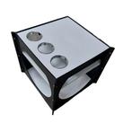 Vintage space age kubus tafel, bijzettafel, Overige materialen, Minder dan 55 cm, Gebruikt, Onbekend