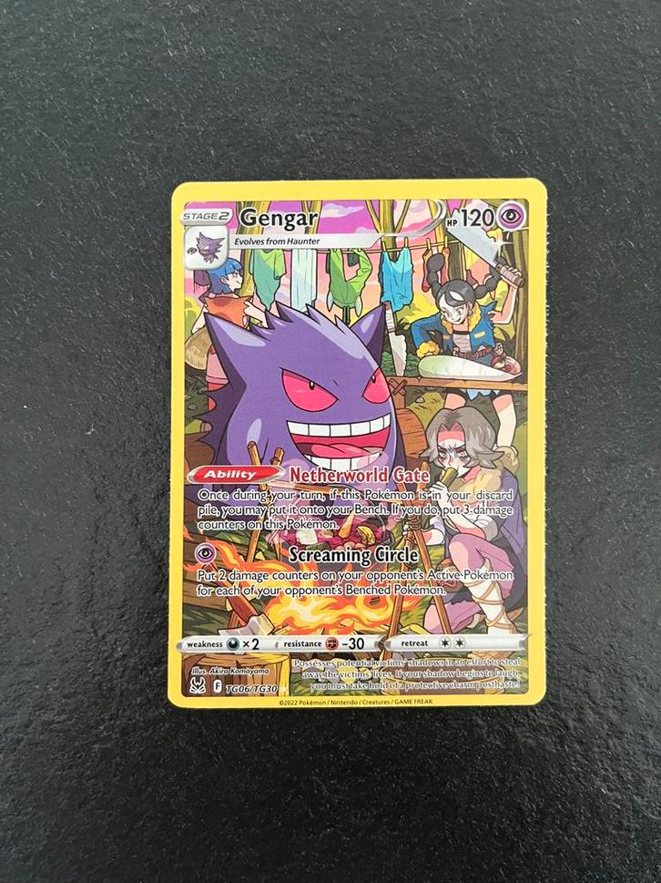 Gengar TG06/TG30, Hobby en Vrije tijd, Verzamelkaartspellen | Pokémon, Zo goed als nieuw, Losse kaart, Foil, Ophalen of Verzenden