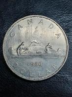 1 Dollar 1980 Canada, Ophalen of Verzenden, Noord-Amerika, Losse munt