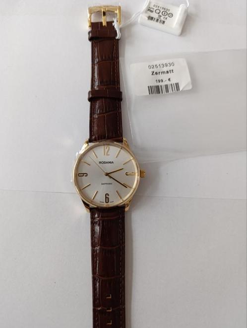 horloge  rodania new, Sieraden, Tassen en Uiterlijk, Horloges | Heren, Nieuw, Polshorloge, Overige merken, Staal, Overige materialen