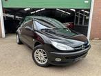 Peugeot 206 1.4 Gentry|AUTOMAAT/KM 76995 /AIRCO, Zwart, Bedrijf, Elektrische ramen, 39 €/maand