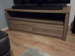 Eiken TV Meubel Meubella 130cm spaanplaat, Huis en Inrichting, Kasten | Televisiemeubels, Ophalen, Gebruikt, Overige materialen