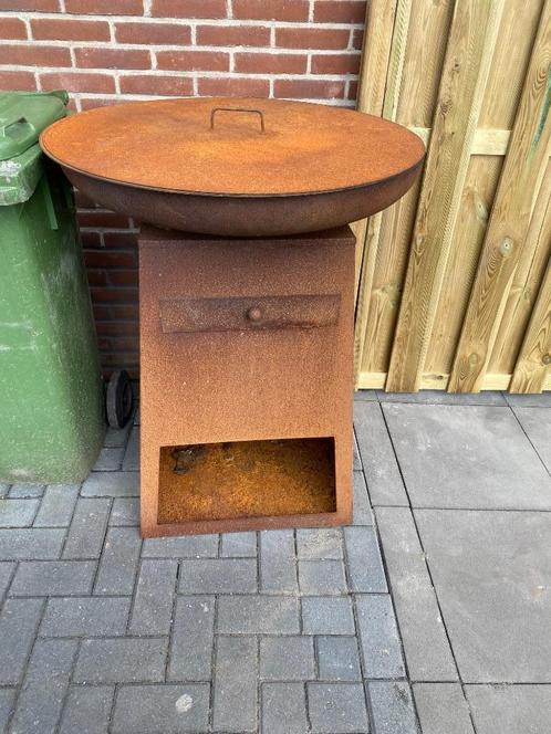 Redfire barbecue Orion Classic Rust, roest staal, Tuin en Terras, Haardhout, Blokken, Overige houtsoorten, Minder dan 3 m³, Ophalen