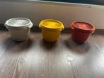 Vintage Tupperware bewaarbakjes, Ophalen of Verzenden, Zo goed als nieuw, Crème, Bak of Kom